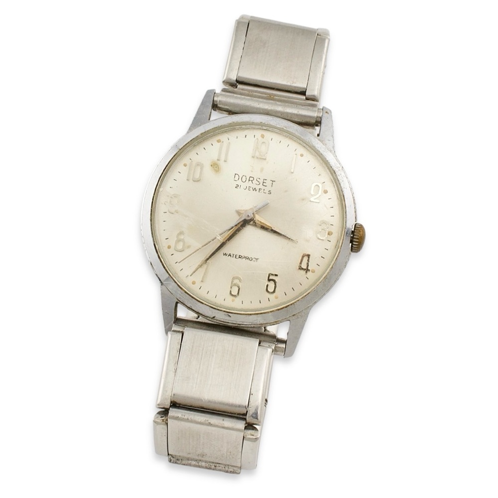 Vintage Dorset Men’s Watch 21 Jewels Waterproof on Brite Expansion Band